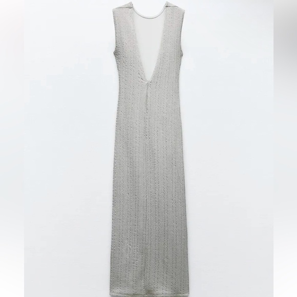 ZARA glitter drape dress - Picture 4 of 8